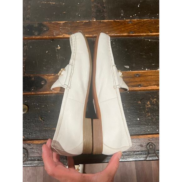 Born Women's Ardsley Preppy Loafer Leather White 8.5 Business Casual Officewear - Picture 8 of 11